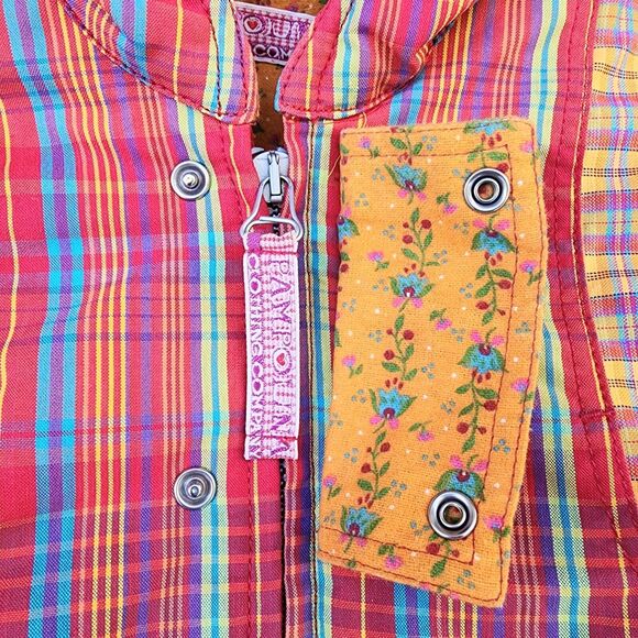 Pampolina Baby Girl Kids Multi Print Hooded Jacket With Mittens, EU Size 62 - Picture 11 of 14